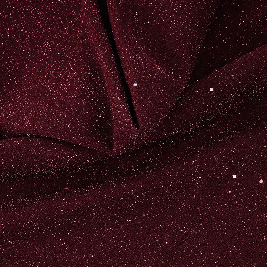Captivating Garnet Ember Cocktail Dress – Draped Look