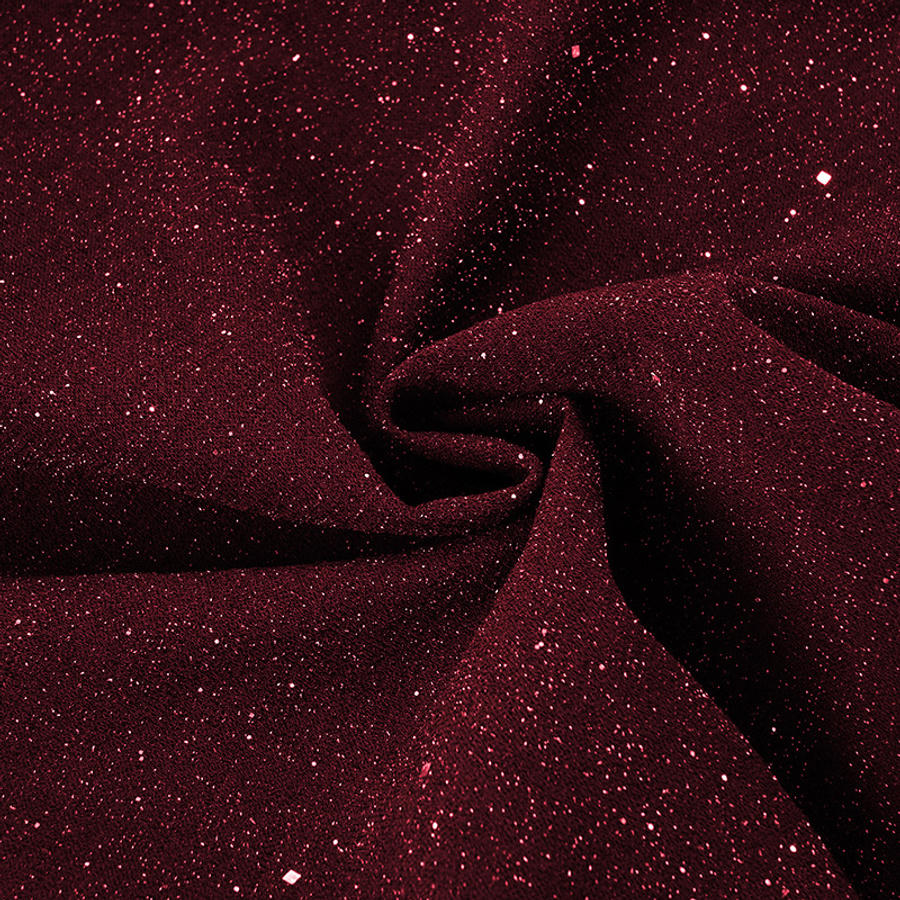 Captivating Garnet Ember Cocktail Dress – Editorial Shot