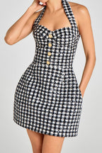 Riviera Tweed Mini – Side View | Women's Maxi Dress