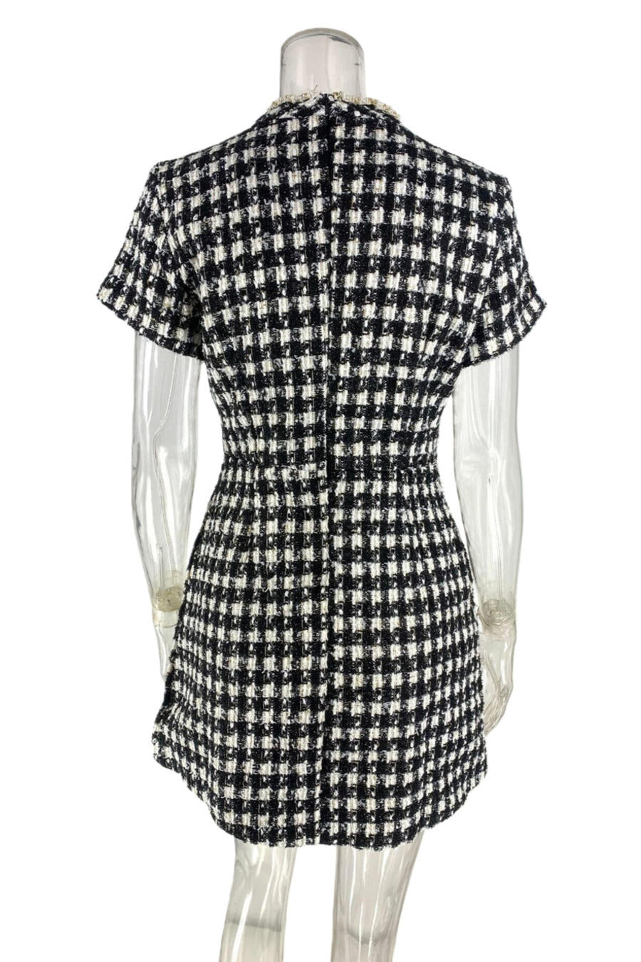 Checkline Mini – Detail View | Women's Maxi Dress