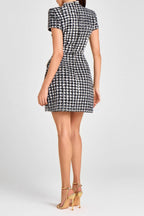 Checkline Mini – Back View | Women's Maxi Dress