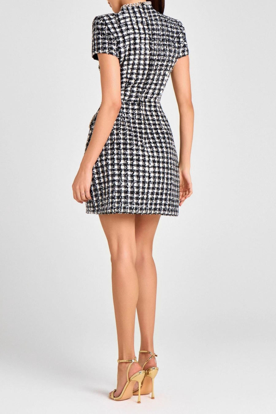 Checkline Mini – Back View | Women's Maxi Dress