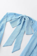 Polished Blue Haze Cocktail Dress – Silhouette