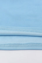 Polished Blue Haze Cocktail Dress – Worn View