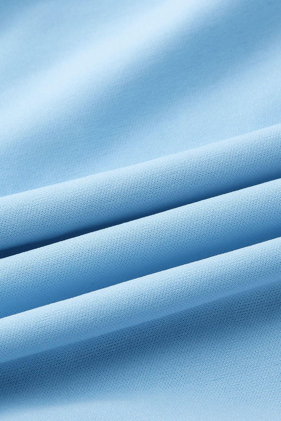Polished Blue Haze Cocktail Dress – Editorial Shot