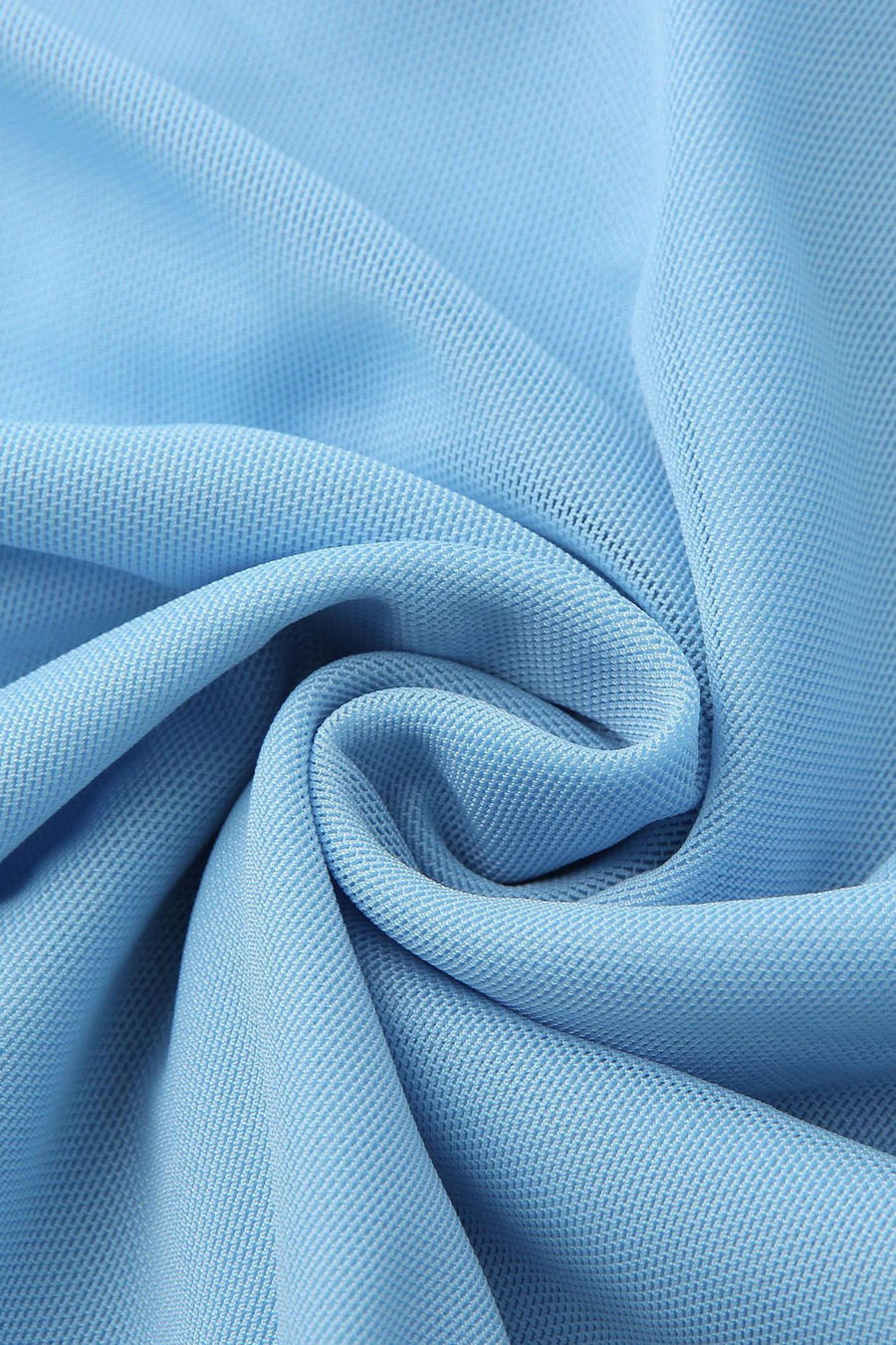 Polished Blue Haze Cocktail Dress – Studio View
