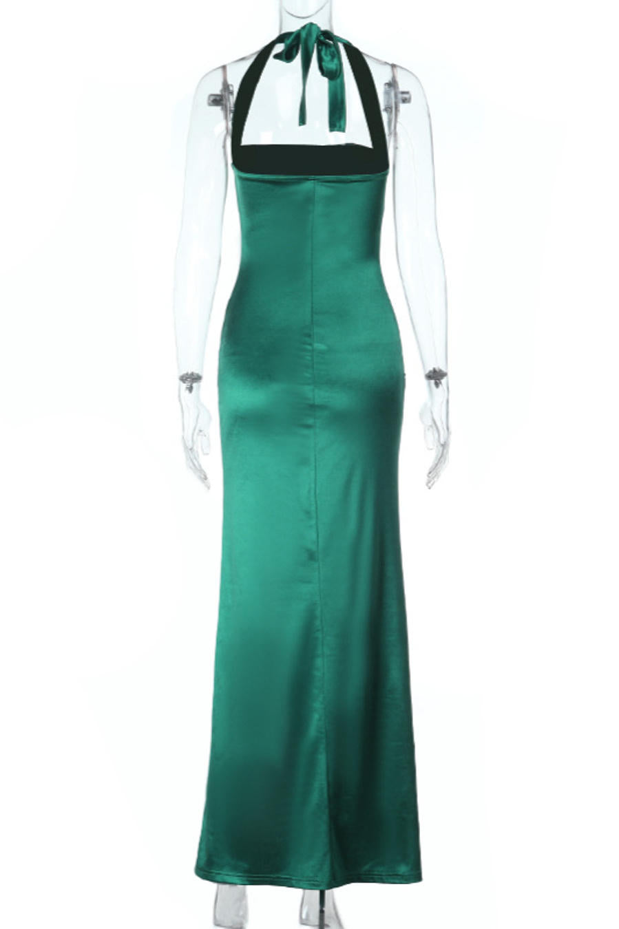 Alluring Noir Stillness Evening Dress – Editorial Shot