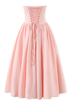 Blush Reverie Dress – Detail View | Women's Maxi Dress