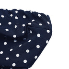 Midnight Polka Dress – Detail View | Women's Maxi Dress