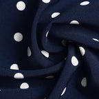 Midnight Polka Dress – Detail View | Women's Maxi Dress