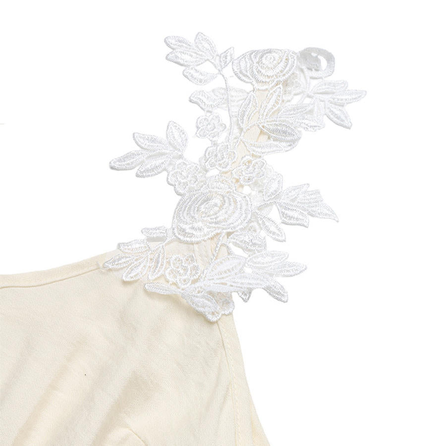 Soft Split Dress – Detail View | Women's Maxi Dress