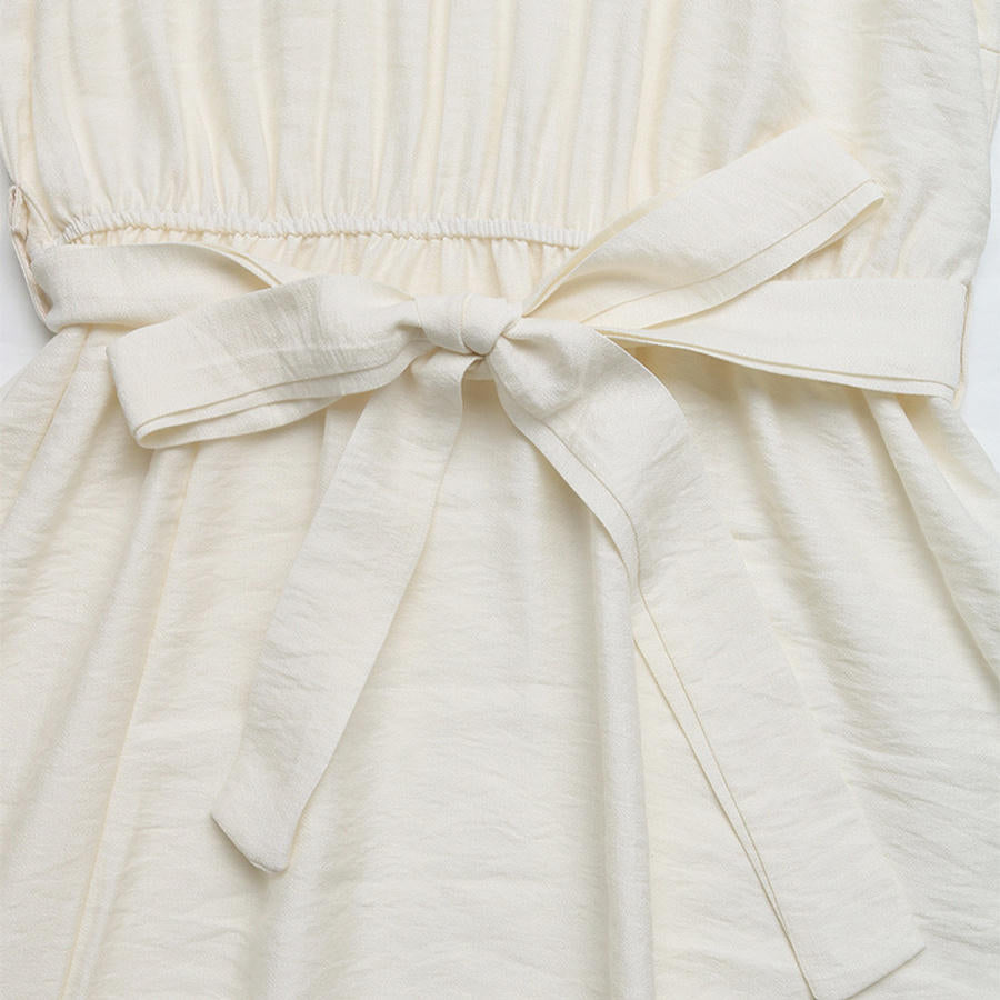 Soft Split Dress – Detail View | Women's Maxi Dress
