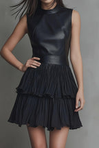 Noir Layer Mini – Side View | Women's Maxi Dress