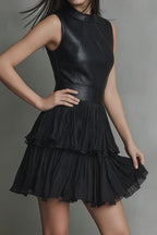 Noir Layer Mini – Back View | Women's Maxi Dress