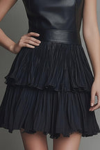 Noir Layer Mini – Detail View | Women's Maxi Dress