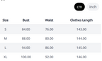 Azure Petal Flow Maxi – Size Chart