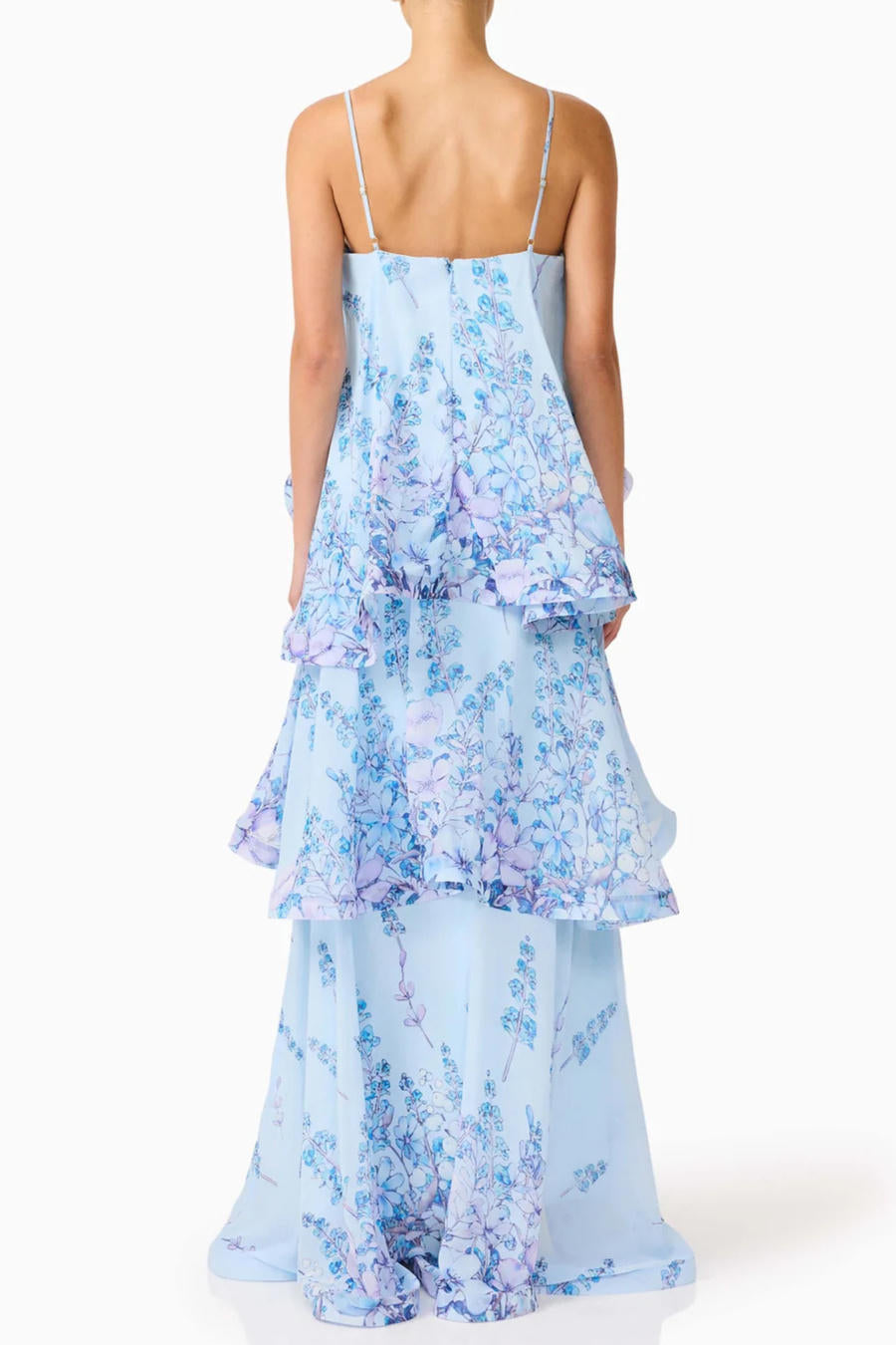 Bluebell Drift Maxi – Detail View | Women's Maxi Dress