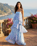Bluebell Drift Maxi – Front View | Women's Maxi Dress