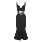 Stunning Noir Mirage Evening Dress – Close Up