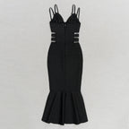 Stunning Noir Mirage Evening Dress – Silhouette