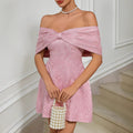 Enchanting Petal Poise Cocktail Dress – Front View