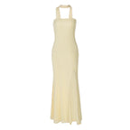 Graceful Soleil Soirée Evening Dress – Close Up