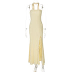 Graceful Soleil Soirée Evening Dress – Back View
