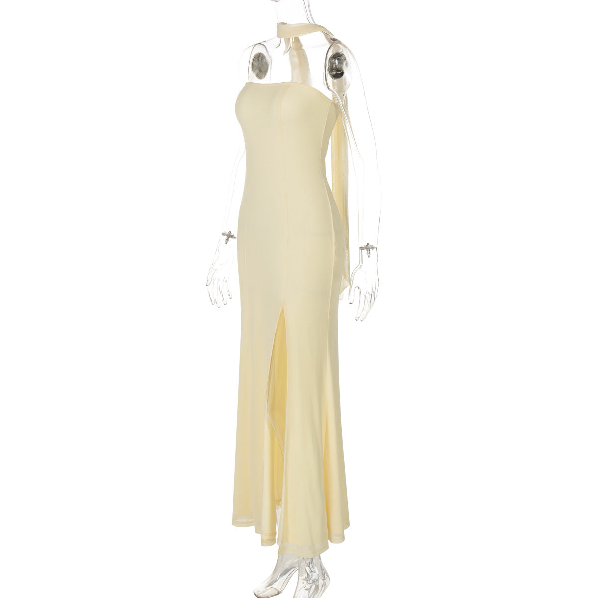 Graceful Soleil Soirée Evening Dress – Flow Shot