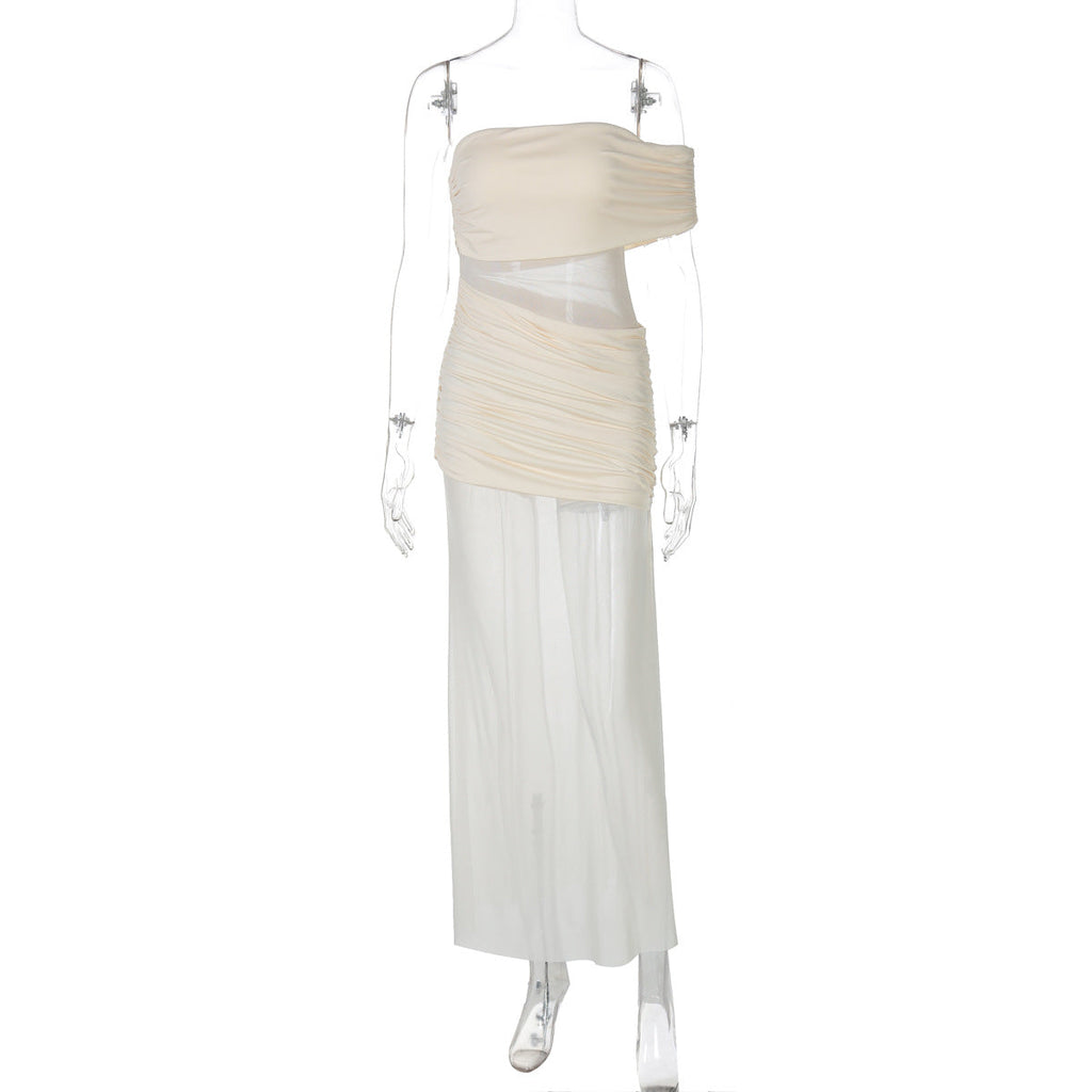 Enchanting Aphrodite Glow Evening Dress – Draped Look
