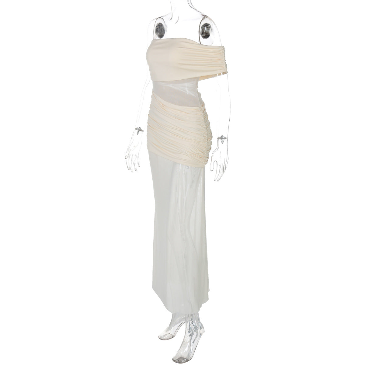 Enchanting Aphrodite Glow Evening Dress – Model View