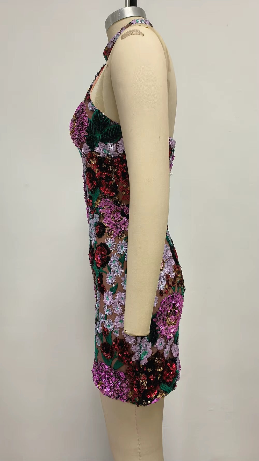 Sophisticated Winter Bloom Cocktail Dress – Flow Shot