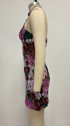 Sophisticated Winter Bloom Cocktail Dress – Flow Shot