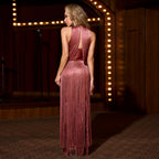 Graceful Rio Beat Evening Dress – Model View