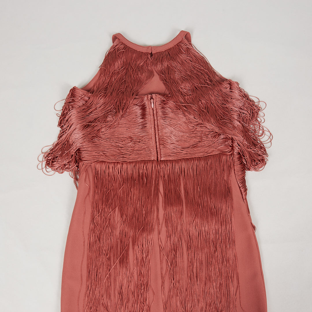 Graceful Rio Beat Evening Dress – Detail View