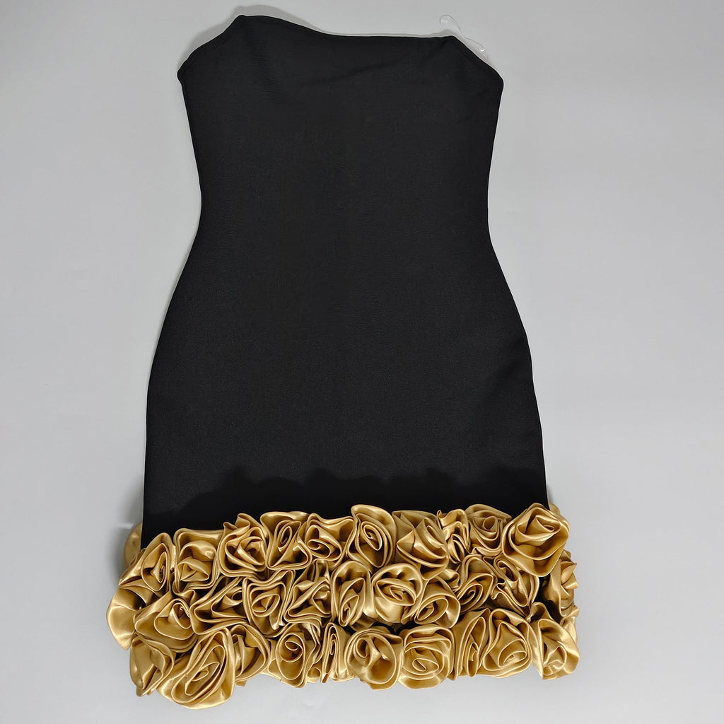 Stunning Rose Inferno Cocktail Dress – Flow Shot