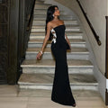 Chic Villa Noir Evening Dress – Front View