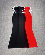 Chic Villa Noir Evening Dress – Model View