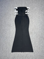 Chic Villa Noir Evening Dress – Full Length