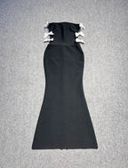 Chic Villa Noir Evening Dress – Close Up