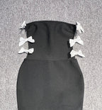 Chic Villa Noir Evening Dress – Side View