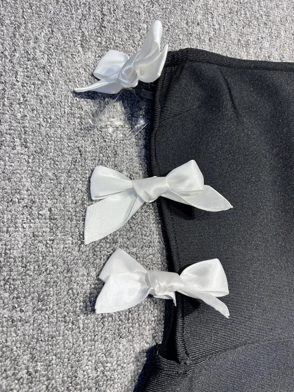 Chic Villa Noir Evening Dress – Detail View
