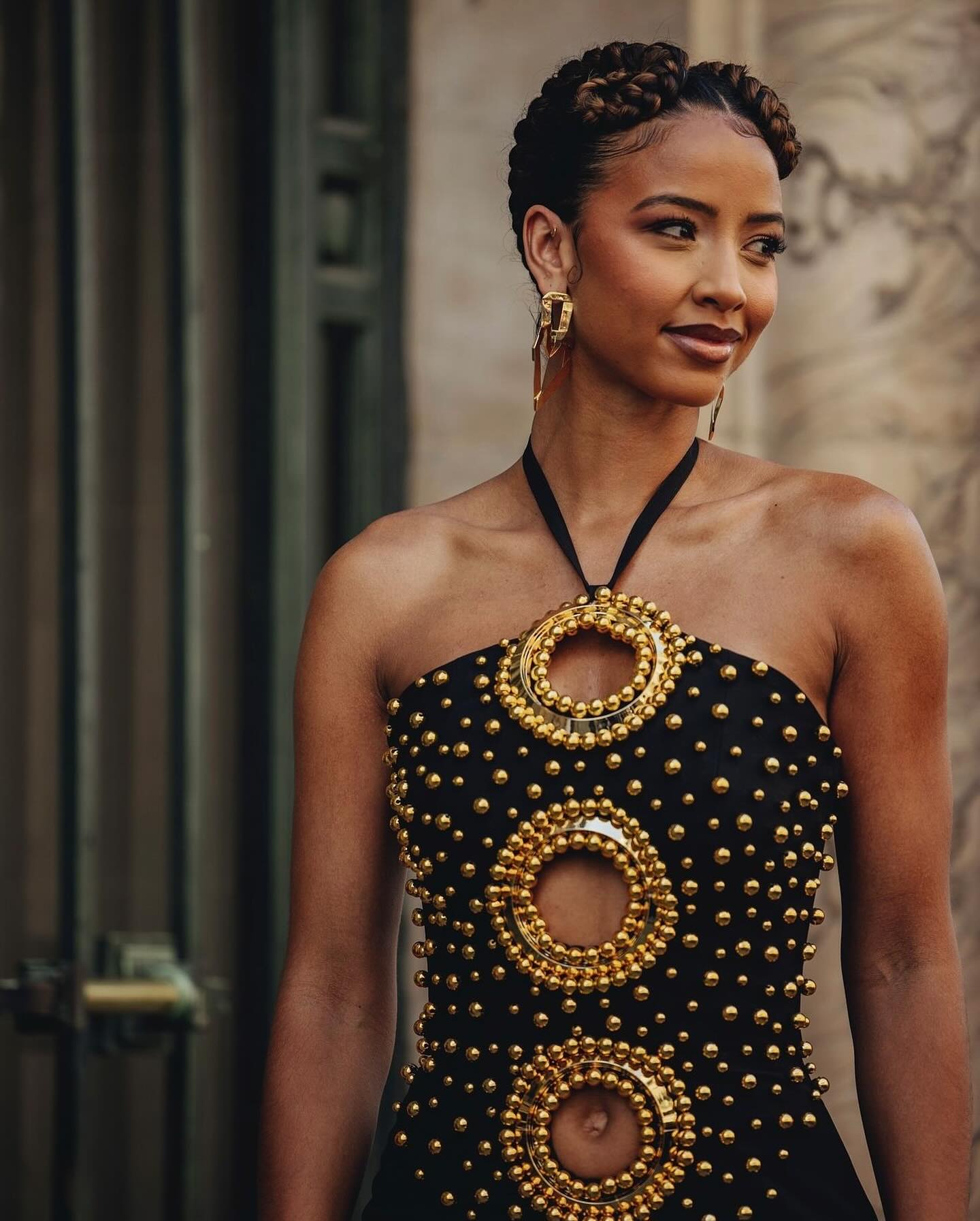 Enchanting Soul Radiance Evening Dress – Side View