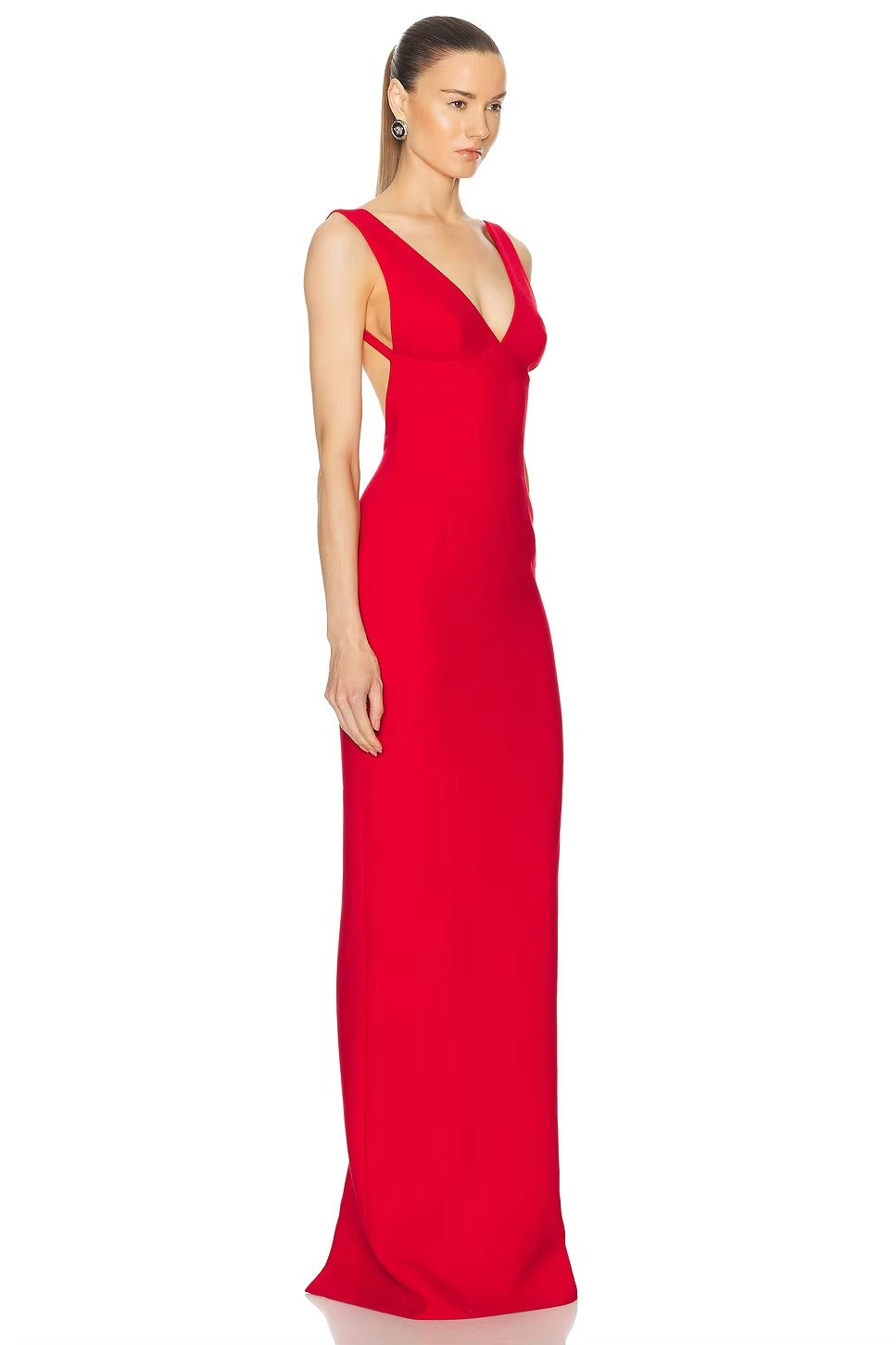 Classic True Allure Evening Dress – Side View