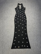 Luxe Ivory Whispers Evening Dress – Detail View