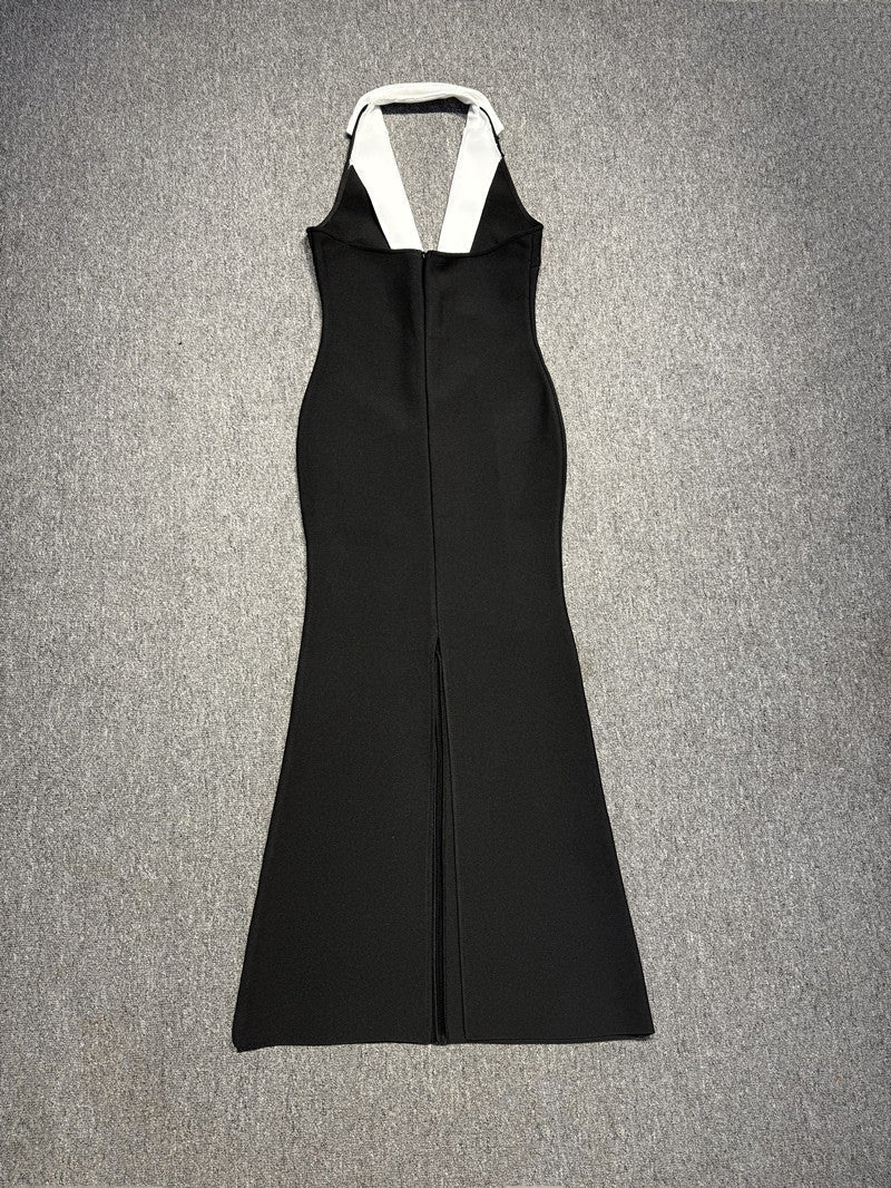 Chic Royal Hourglass Evening Dress – Texture Detail