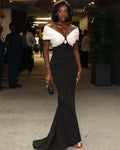 Sophisticated City Allure Evening Dress – Front View