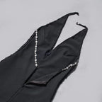 Timeless Velour Élite Evening Dress – Texture Detail