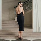 Timeless Velour Élite Evening Dress – Close Up