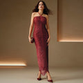 Sophisticated Desirefold Evening Dress – Front View