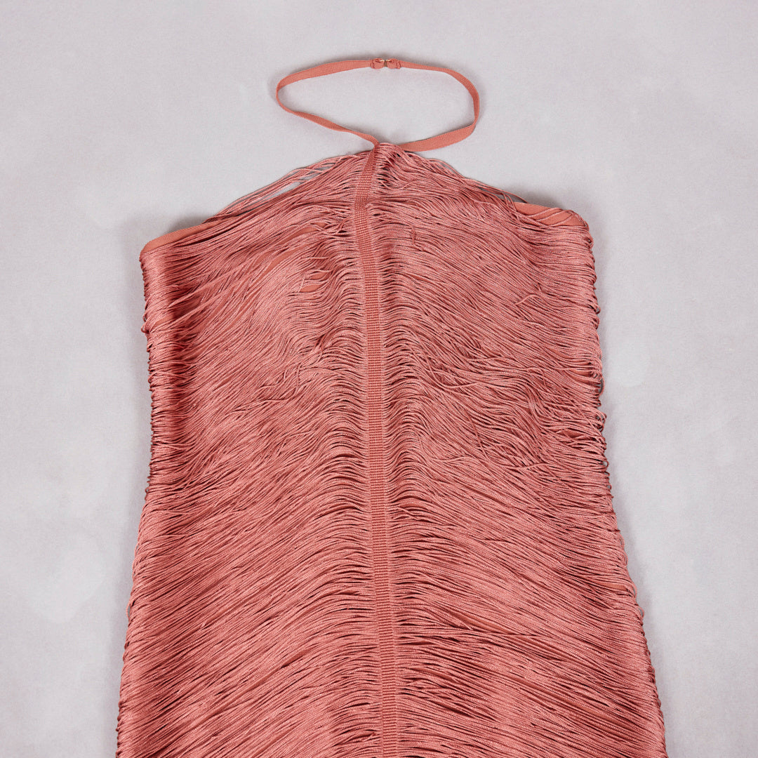 Sophisticated Desirefold Evening Dress – Side View